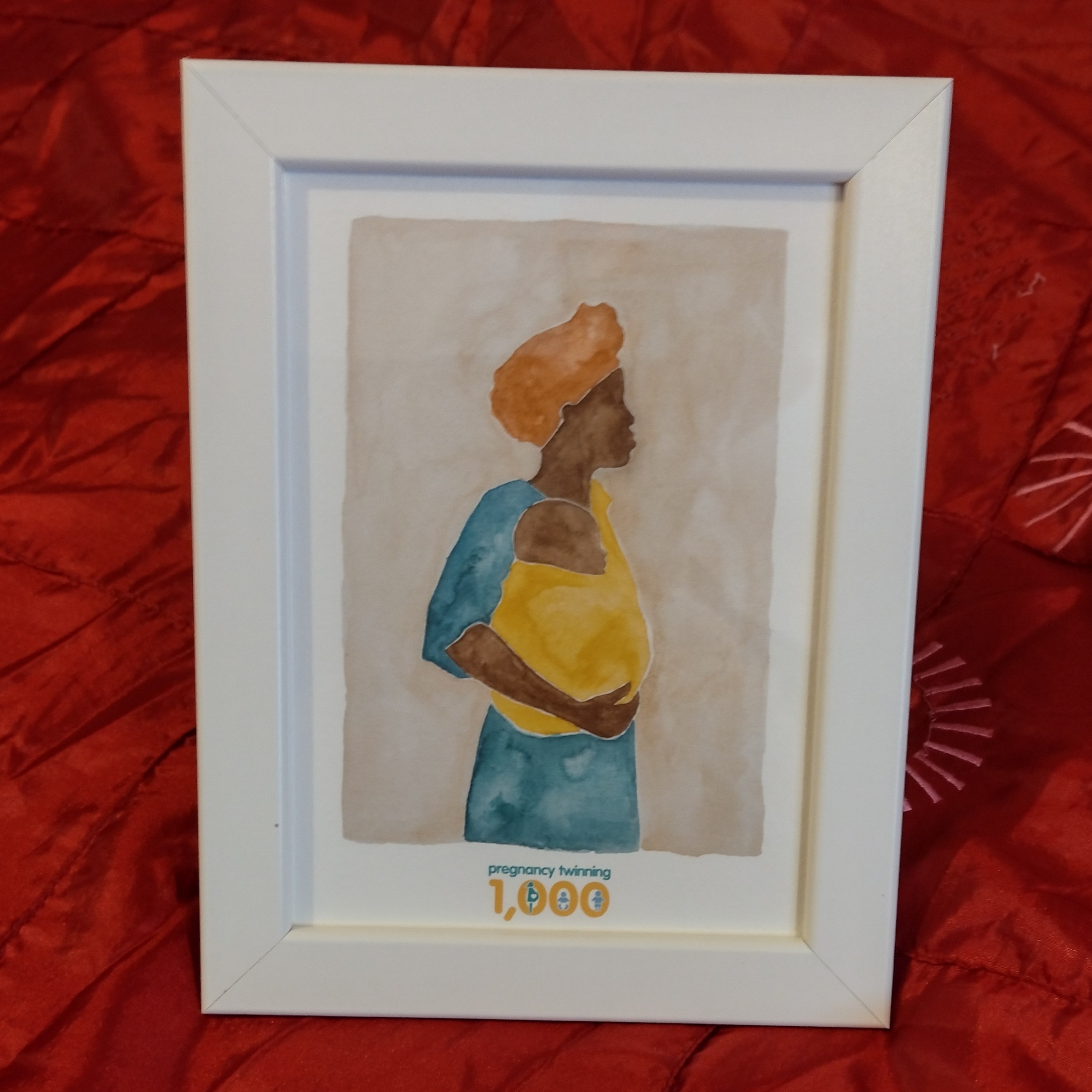 Pregnancy Twinning African art work